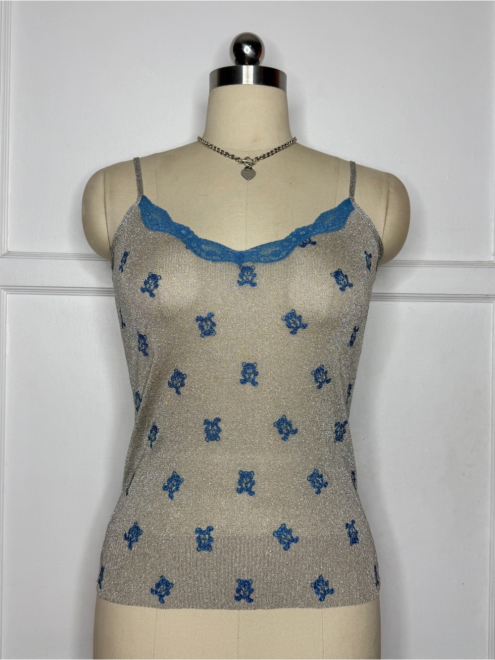 Hysteric Glamour silver bear cami